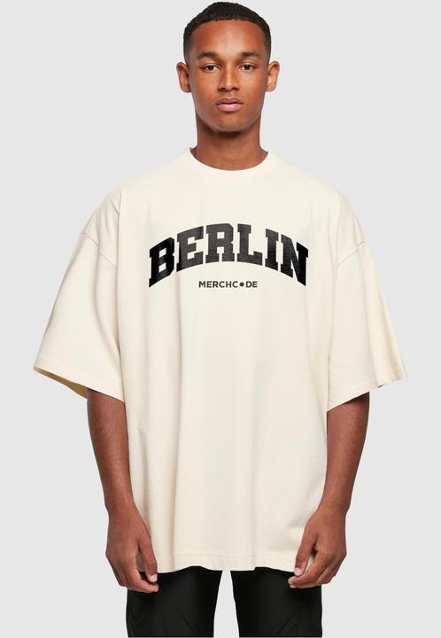 Produktbild Merchcode Berlin Wording - Huge Tee - 116645 (S)