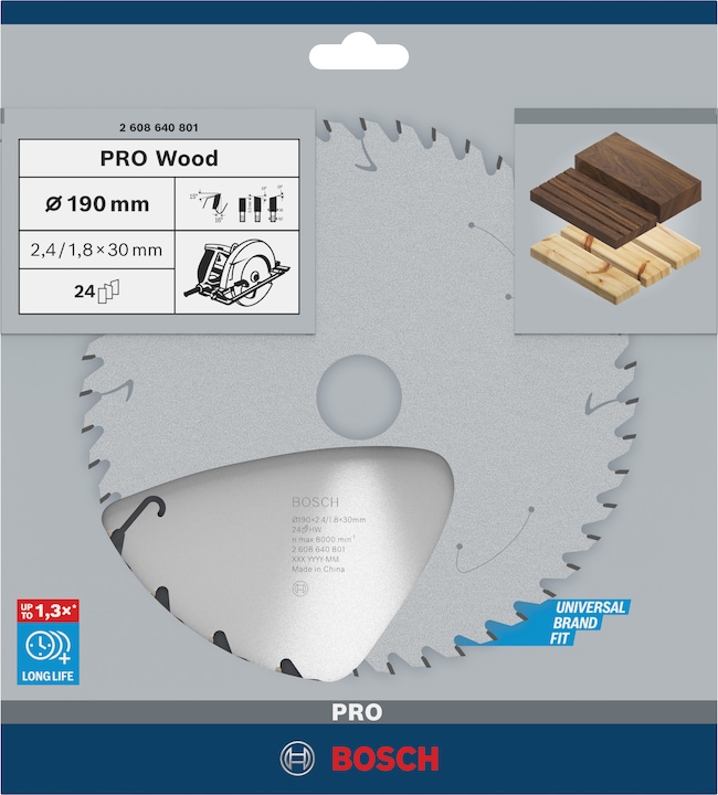 Productafbeelding Bosch Professional Zubehör Cirkelzaagblad Standaard voor Wo