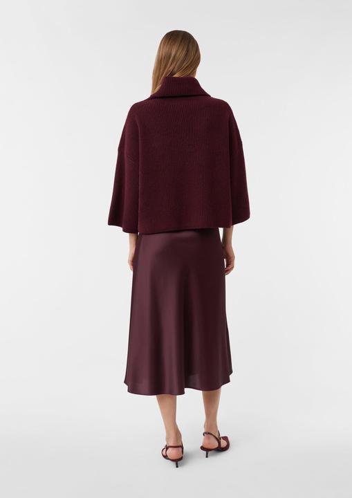 Produktbild Comma Rock Midi-Rock aus Satin mit Elastikbund (40)