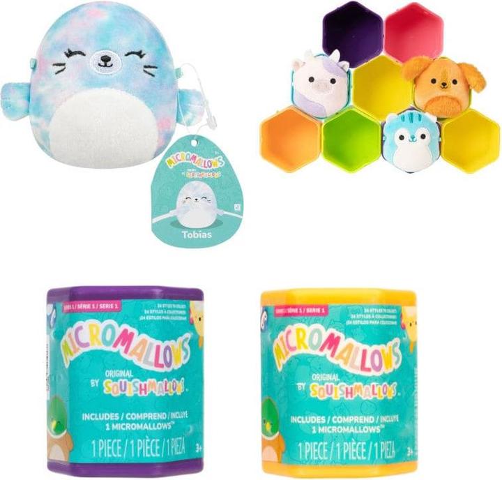 Actual product image Squishmallows Micromallows Bllindpacks (6.50 cm)