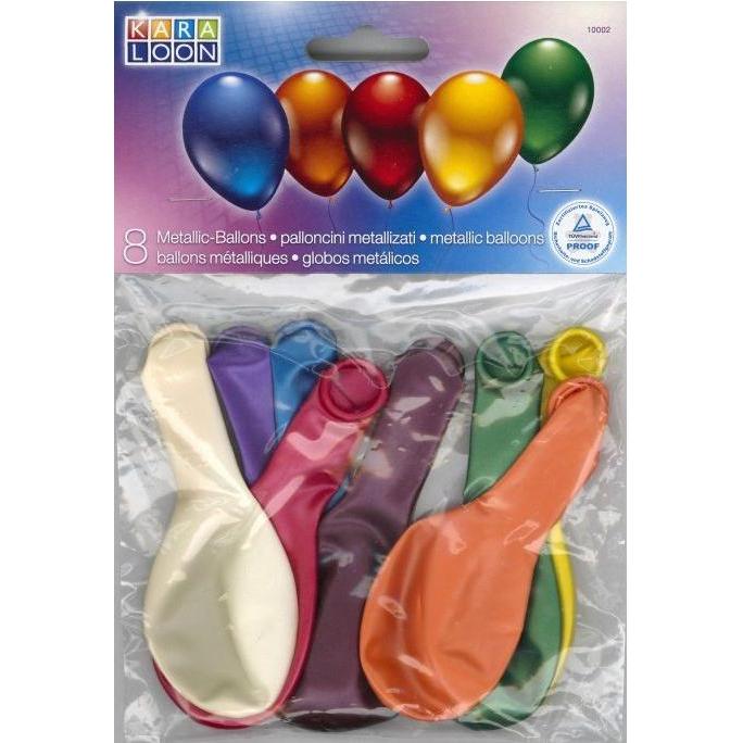 Karaloon 8 Metallic-Ballons