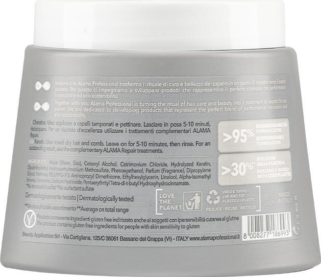 Alama Professional Alama Repair Restructuring Hair Mask for Damaged Hair 500ml (500 ml)