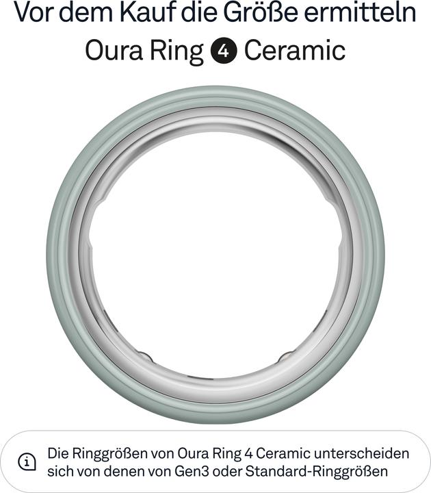 Image du produit Oura Ring 4 Ceramic (6, Marée)