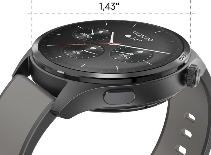Immagine prodotto Hama 9000", GPS, 4 GB di memoria musicale, AMOLED 1.43 (47 mm)