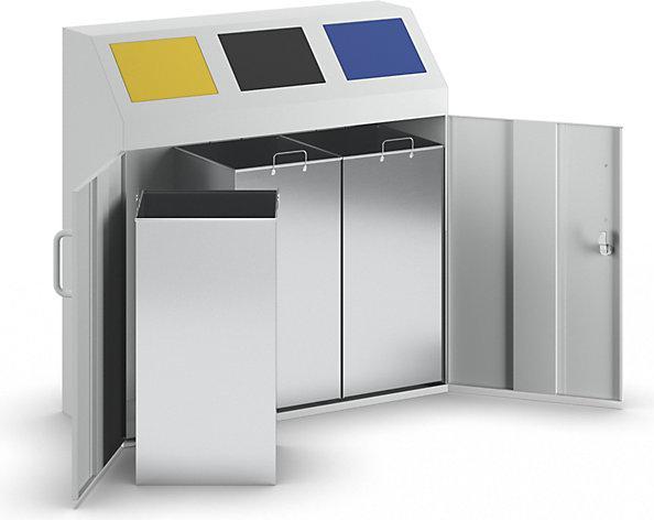 Actual product image eurokraft pro Recyclable waste collection cupboard (50 l)