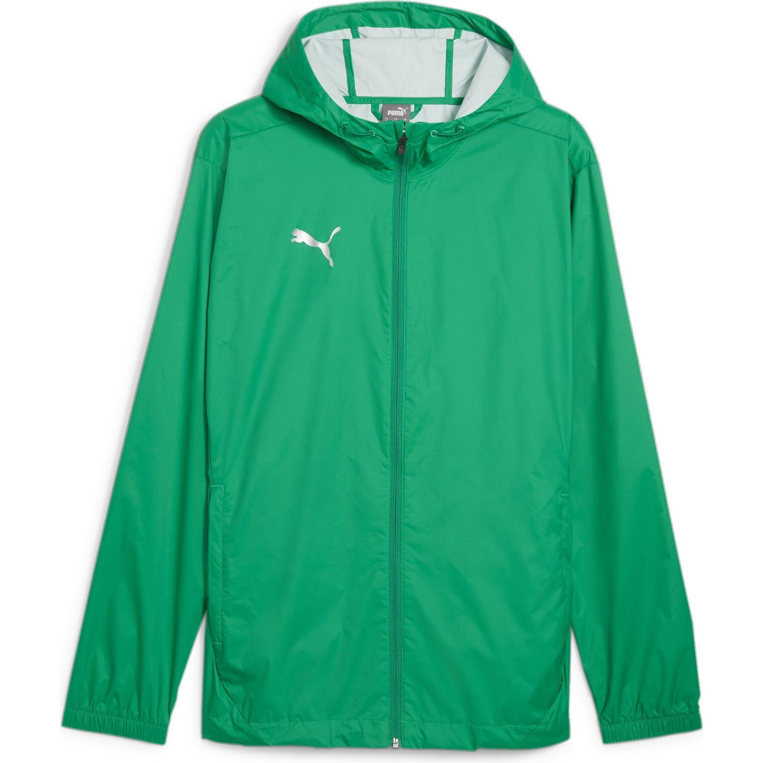 Puma, Herren, Laufjacke, teamFINAL Allweather Jkt (M), Grün, M