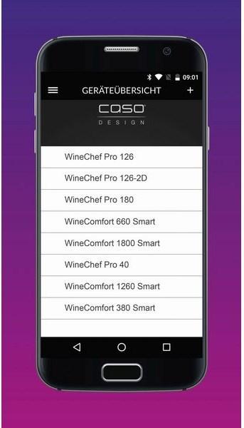 Actual product image Caso Wine Comfort 380 Smart