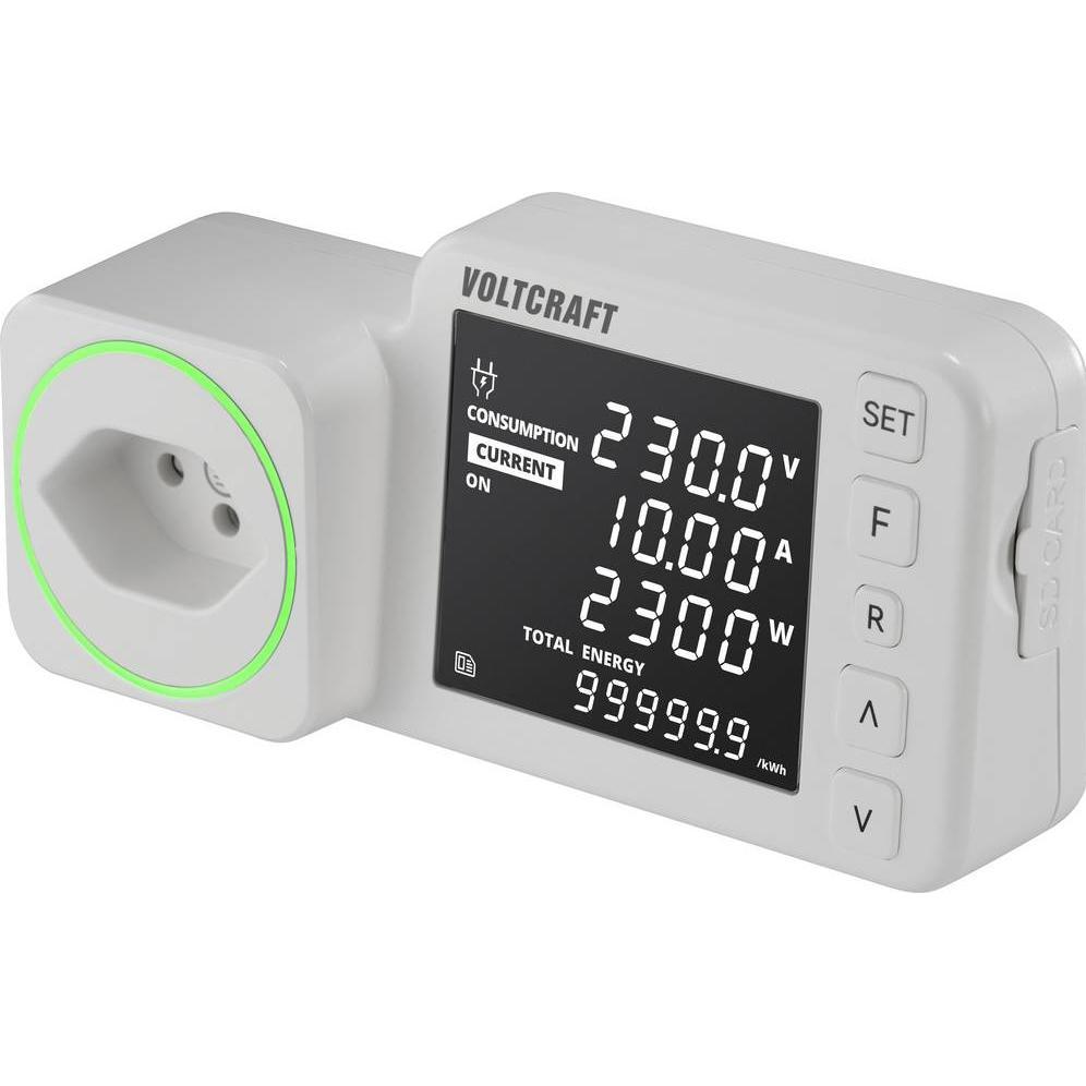 Voltcraft, Energiemessgerät, SEM5000 CH DUAL Energiekosten-Messgerät Kostenprognose, Alarmfunktion