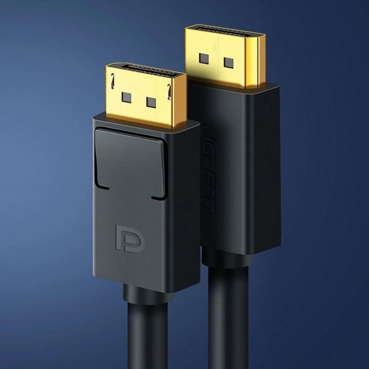 Produktbild Ugreen DP to DP Cable (DP102), 4K, 3D, 5m (black) (5 m, DisplayPort, 1.2)