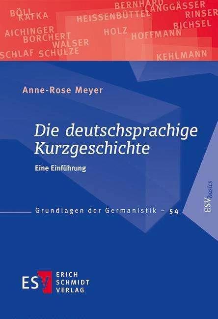 Produktbild Die deutschsprachige Kurzgeschichte (Deutsch, Anne-Rose Meyer, 2014)