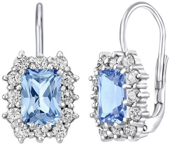 Immagine prodotto Silvego Orecchini in argento con topazio sintetico SILVEGOB31757bt