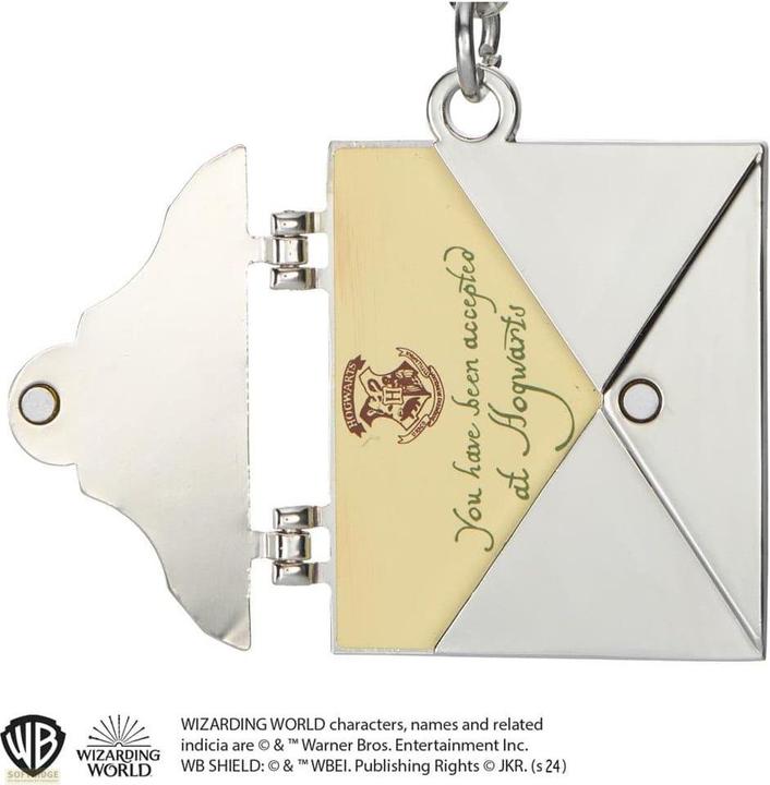Image du produit Noble Collection Harry Potter Porte-clés métal Hogwarts Acceptance Letter