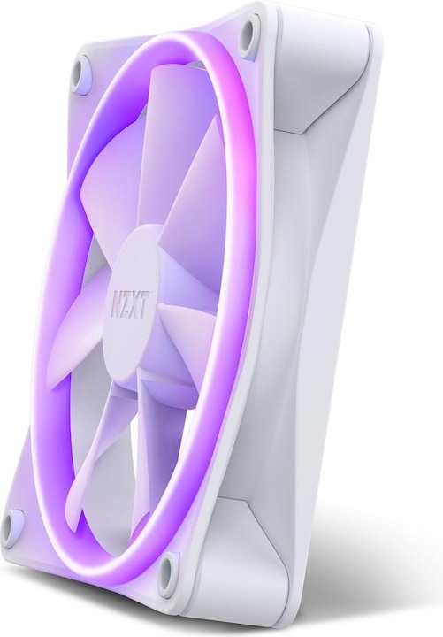 Productafbeelding NZXT F120 RGB Computer Case Fan 12 cm Wit 1 eenheid (eenheden) (120 mm, 1 x)