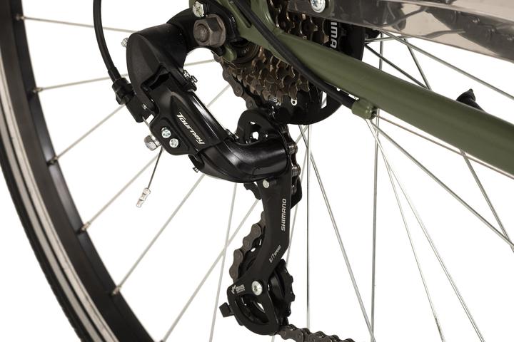 Produktbild Trekkingrad Herren 28" Montreal Olivgrün 21 Gänge RH 58 cm (58 cm)