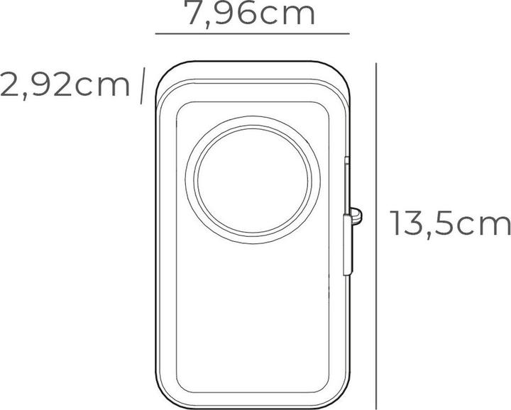 Produktbild EDM Thermodrucker 07796 07796 Bluetooth Weiss (USB-C)