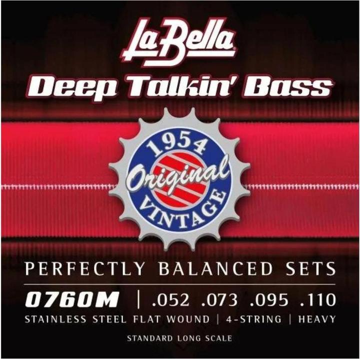 La Bella Original 1954 set,0760M 052/110 (4x, Guitar, 0.11")
