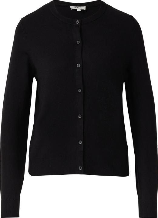 Produktbild s.Oliver Strickjacke Feinstrickcardigan aus Viskosemix (48)