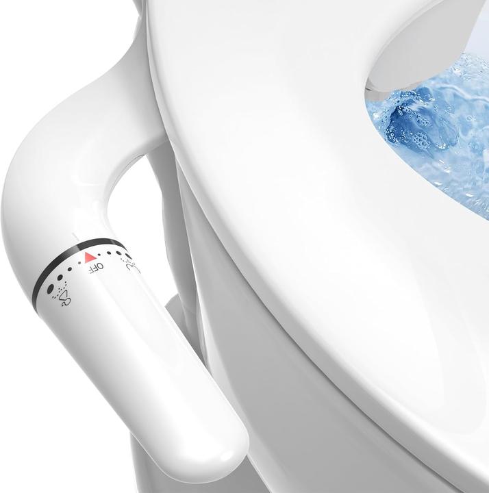 Withlent Toiletten-Bidet-Aufsatz mit Doppeldüse