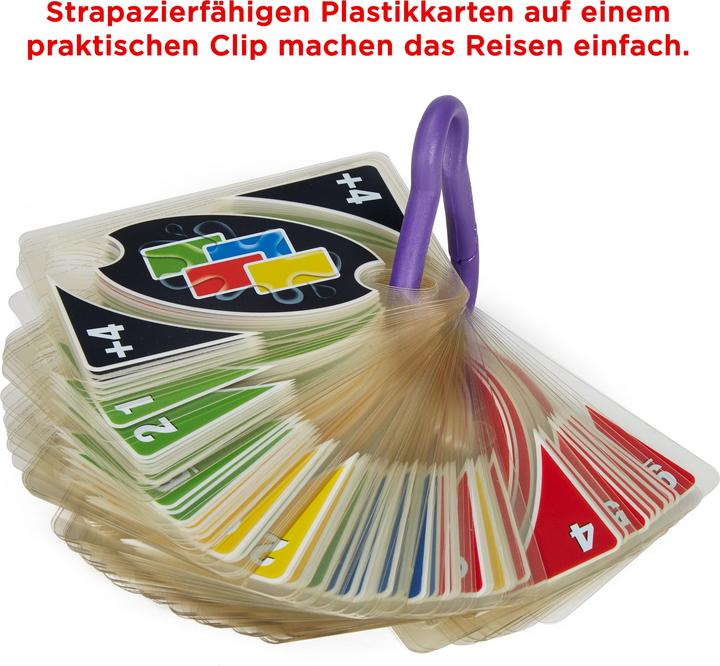 Produktbild Mattel Games Uno H2O To Go (Deutsch, 2 - 10 Spieler)