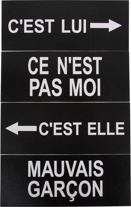 Image du produit Artifete Panneaux Photobooth Police (4pcs) (4 pcs)