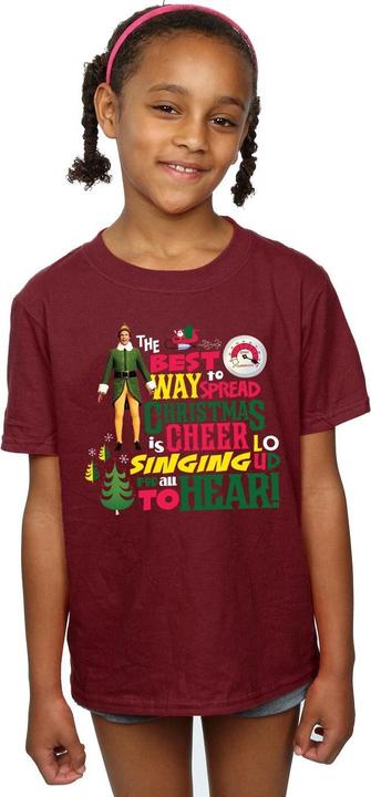 Immagine prodotto Elf Christmas Cheer Maglietta Ragazze (140, 146)