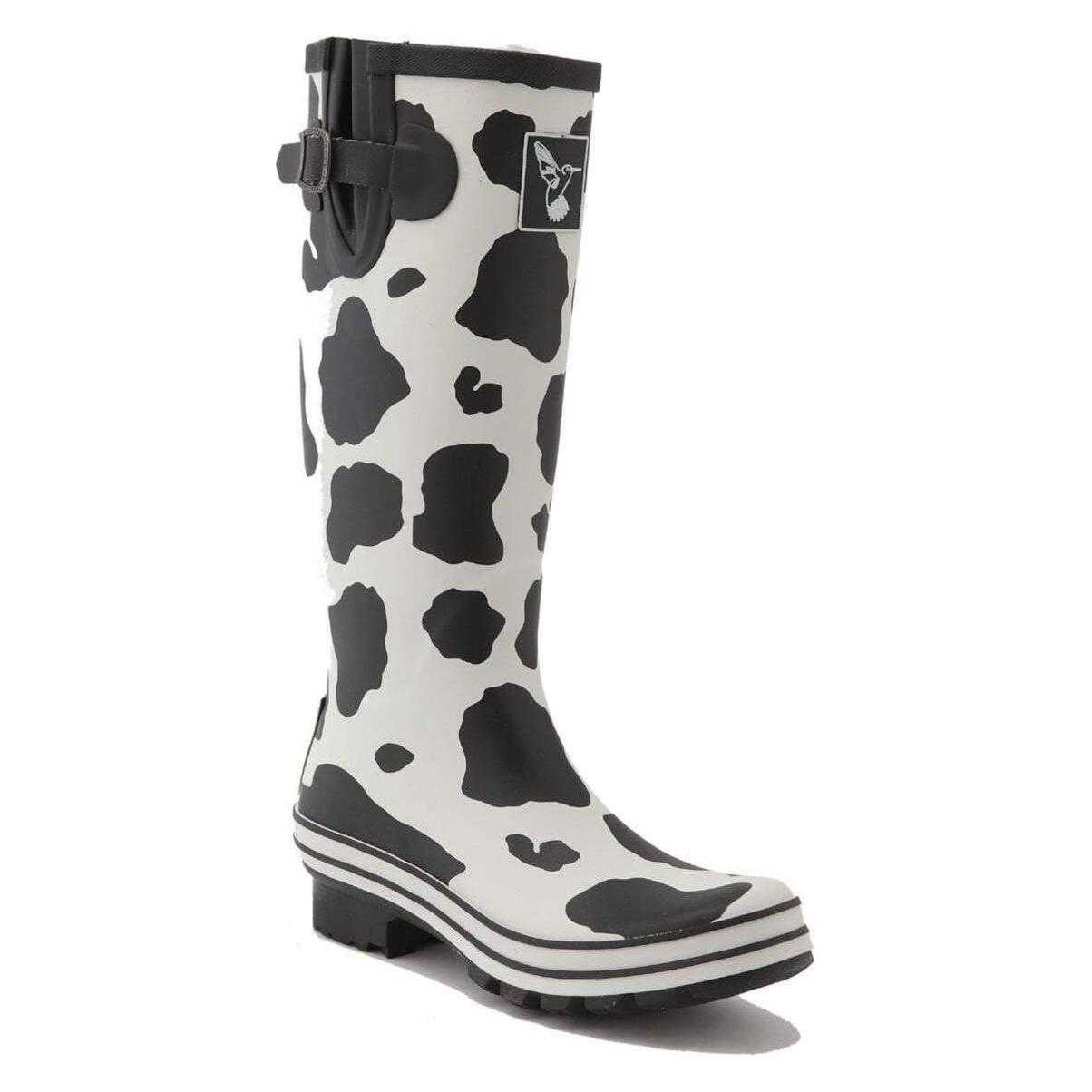 Evercreatures, Damen, Gummistiefel, Cow, Mehrfarbig, Weiss, Schwarz, (42)