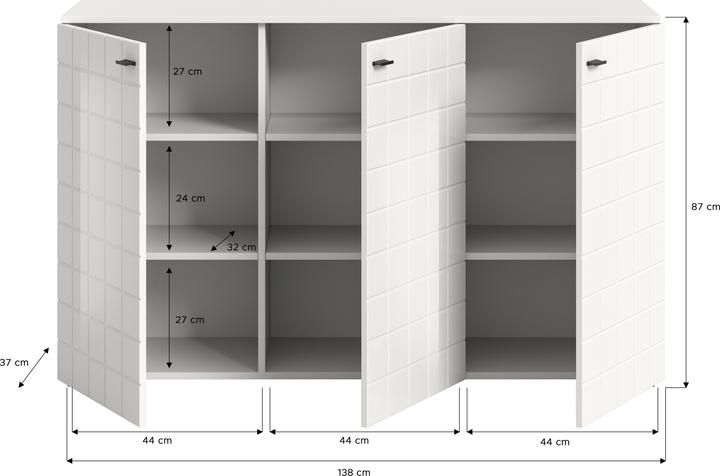 Immagine prodotto Xonox Home Monte (138 x 37 x 86 cm)