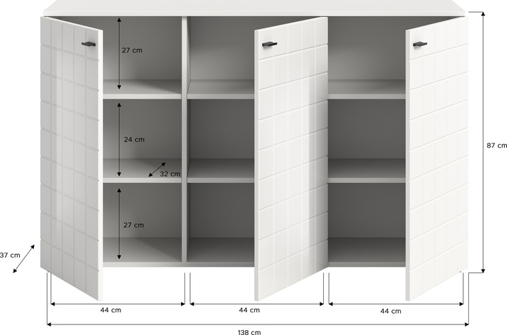Produktbild Xonox Home Monte (138 x 37 x 86 cm)
