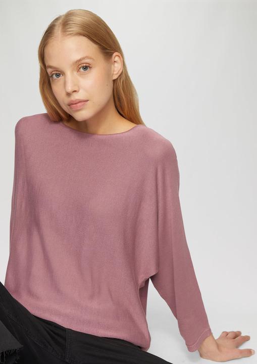 Actual product image S.Oliver Strickpullover Strickpullover mit Fledermausärmeln (S)