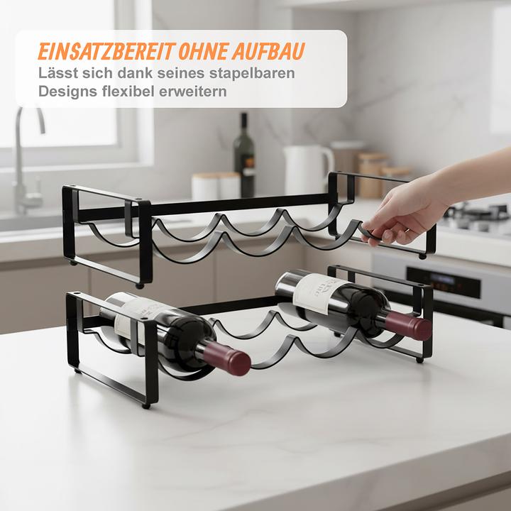 Actual product image Relaxdays winerack (10 bottles, 40 x 40 x 19 cm)
