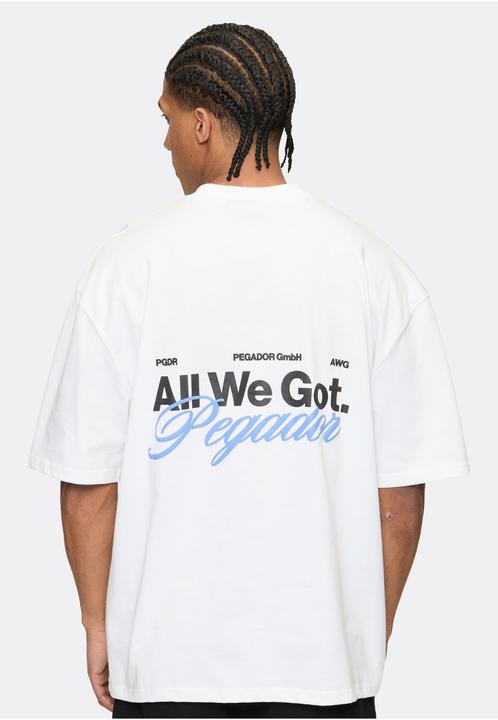 Produktbild Pegador Colfa Oversized Tee White - 194291 (XXL)