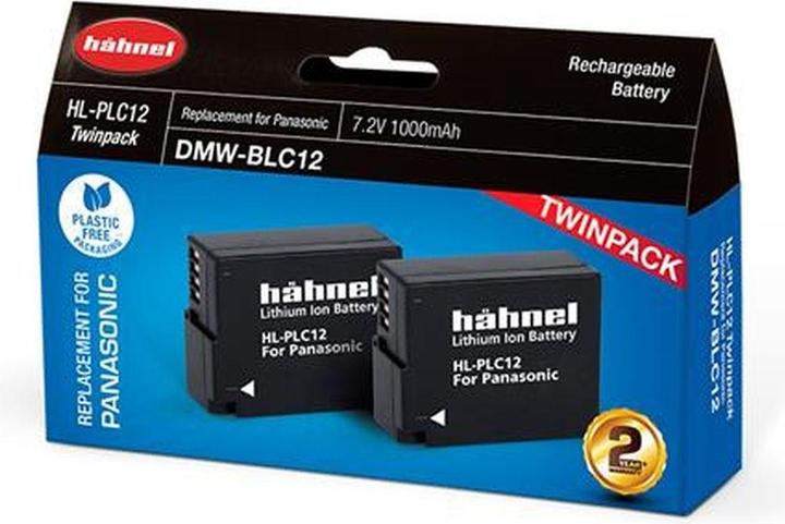 Productafbeelding Hähnel Hahnel HL-PLC12 Twin Pack Lithium-Ion (Li-Ion) 1000 mAh (Batterij van de camera)