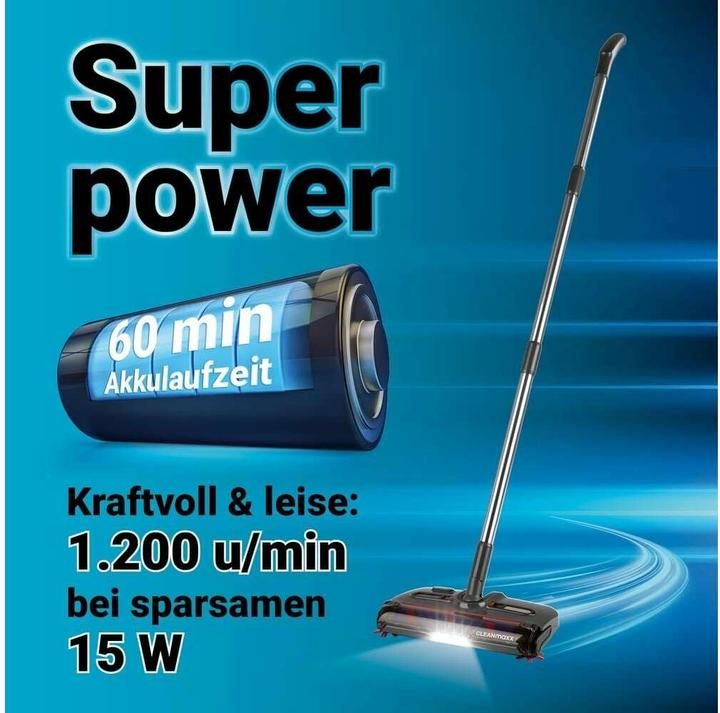 Actual product image CleanMaxx Battery broom (1 pcs.)