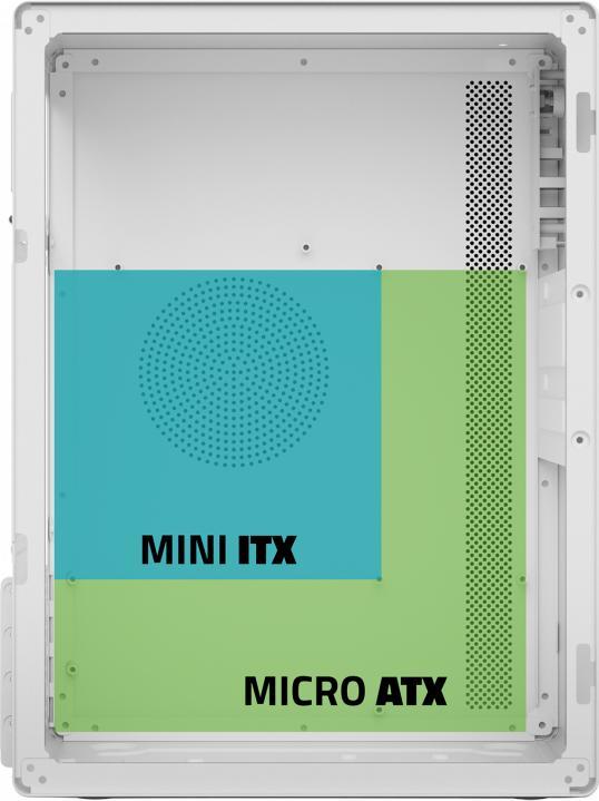 Produktbild Advance Boitier Mini Tour Micro ATX Optima (Blanc) (mATX, Mini-ATX)