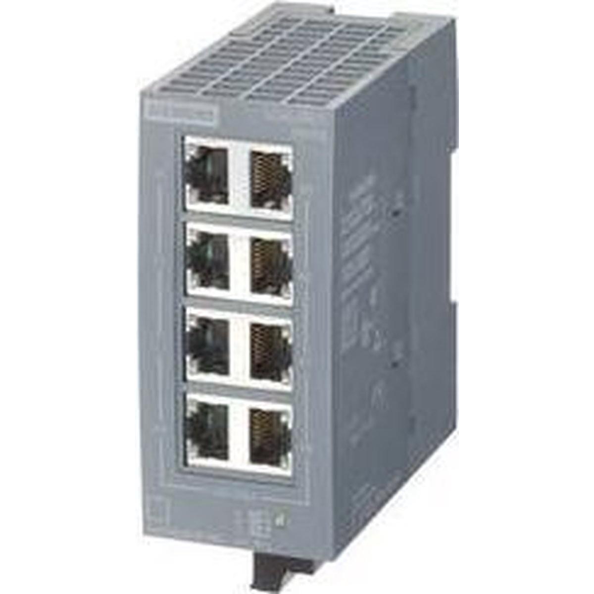 Siemens Interruttore Ethernet PLC XB008 (8 porte), Switch di rete, Grigio