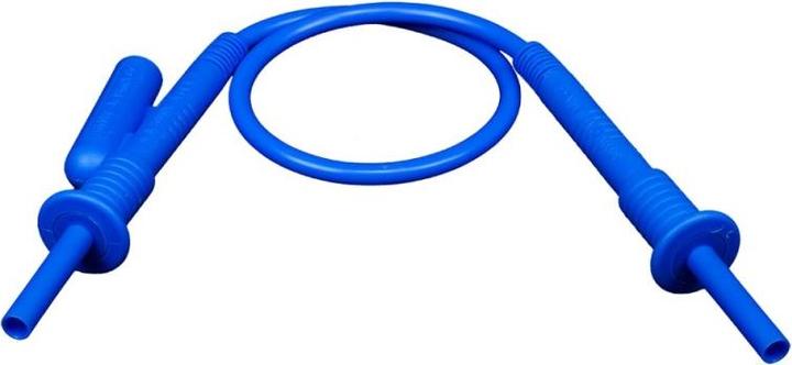 Actual product image Chauvin Arnoux P01295516 HV test lead 5 kV 35cm with axial socket blue 1pce.