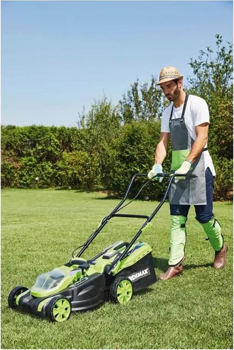 Actual product image Verdemax RS20 AkkuRasenmäher2x20V2,5Ah, Schnittbreite 38 cm (Rechargeable battery operated)
