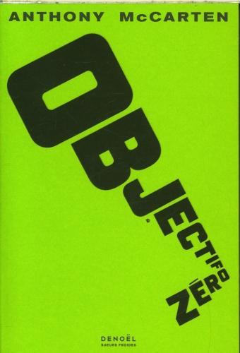 Produktbild Objectif zéro (Französisch, McCarten Anthony, 2023)