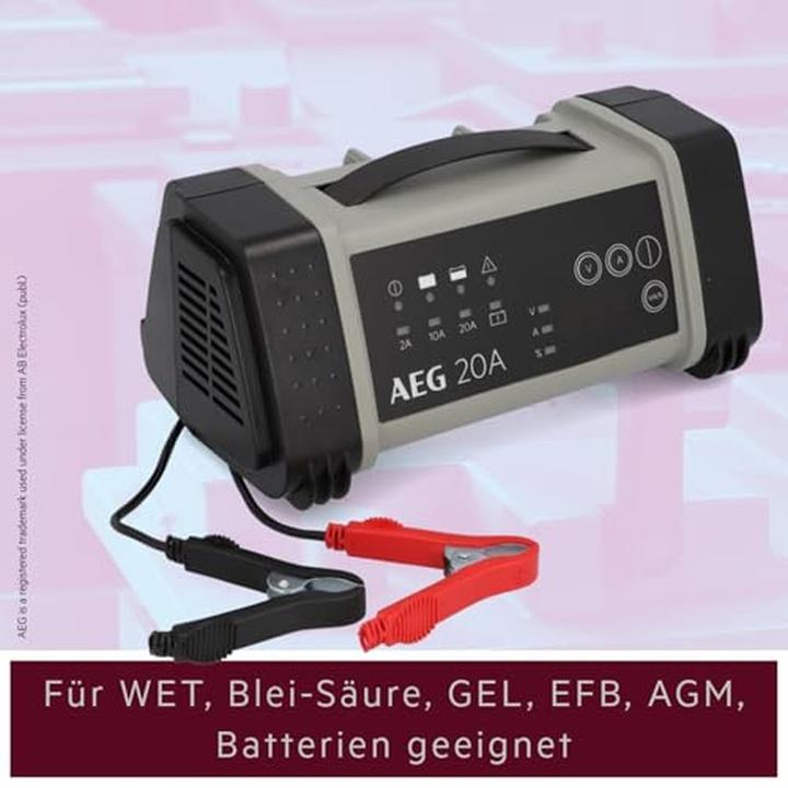 Immagine prodotto AEG Caricabatterie automatico (12V, 24V, 20 A)