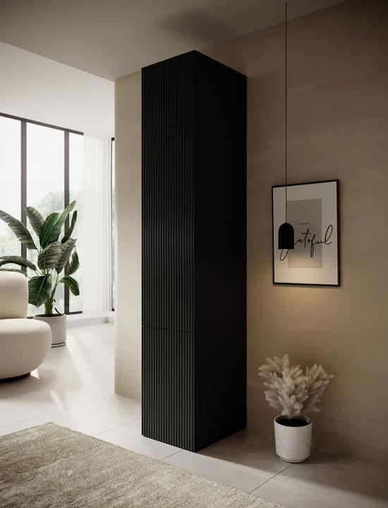 Actual product image Cama Wardrobe PAFOS 1D BASE 45x55 5x45 Black matt (45 x 55.50 x 45 cm)