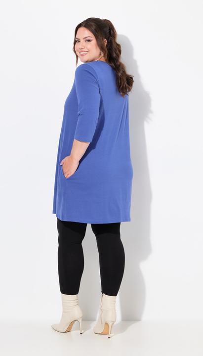 Produktbild Ulla Popken Longshirt, A-Linie, Carré-Ausschnitt, 3/4-Arm (62)