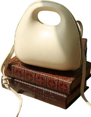 Only-Bags.Store Lederumhängetasche, Elegante eiförmige Ledertasche, Trendy Daily Fashion Umhängetasche, Niedliche