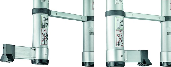 Produktbild technocraft Sicherheits Teleskop-Anstellleiter (Anlegeleiter, 374 cm)