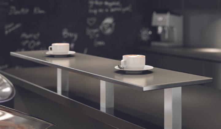 Immagine prodotto EBB Console bar Capri, angolare 50/50 mm, dritta