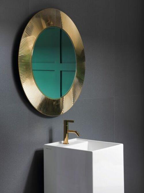 Actual product image Laufen Kartell Wash basin, free-standing, 1 tap hole, without overflow, 375x435x900 (375 mm, 435 mm)