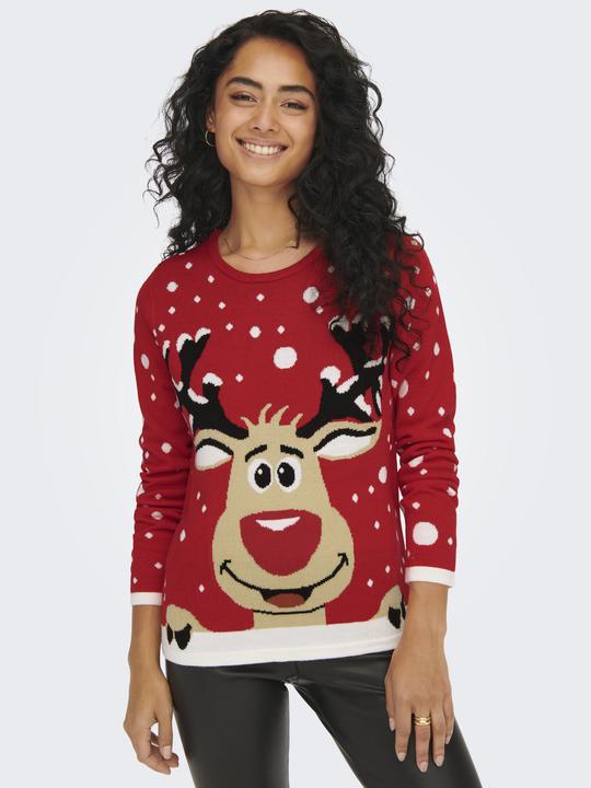 Produktbild JdY Gestrickter Weihnachts- Pullover (M)