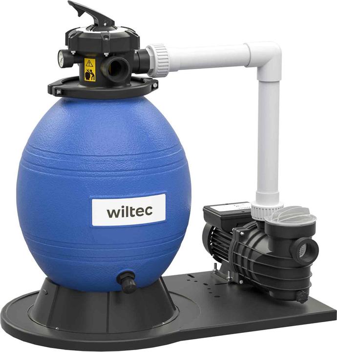 Produktbild Wiltec Sandfilteranlage 550W 38l Filtertank 18000l/h Pumpe Pool Filterpumpe
