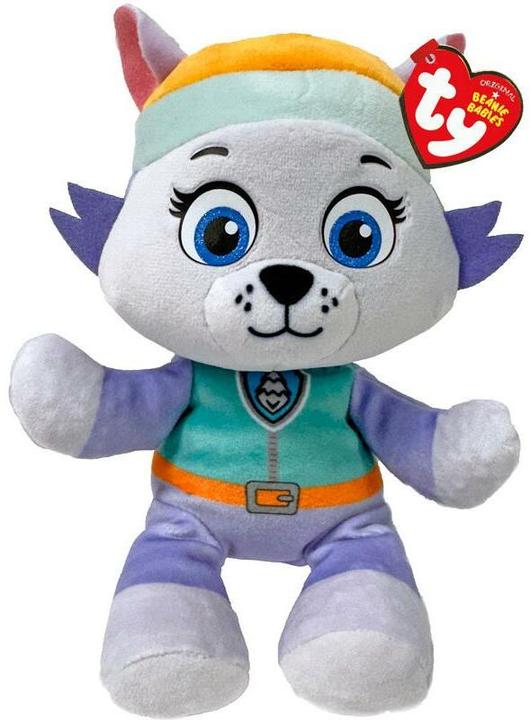 Actual product image Ty Plush Paw Patrol Everest 20 cm, purple, grey (20 cm)