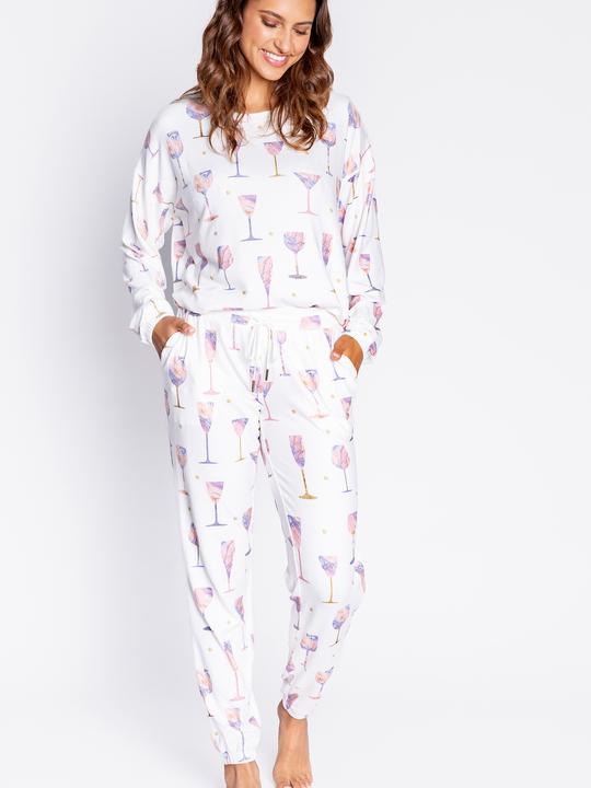Produktbild Pj Salvage Pyjamaoberteil IT’S A WINEFUL LIFE (XS)