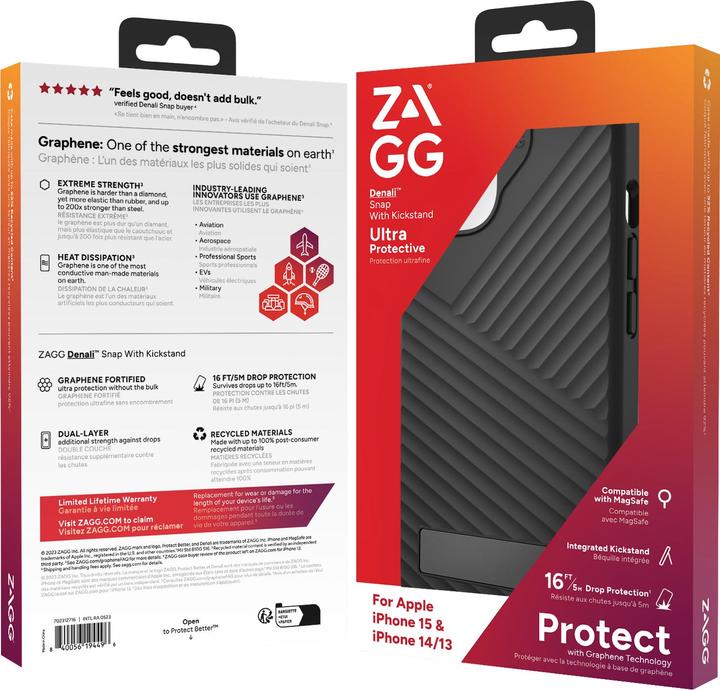 Image du produit Zagg Cases Denali Snap KS (Apple iPhone 13, Apple iPhone 14, Apple iPhone 15)